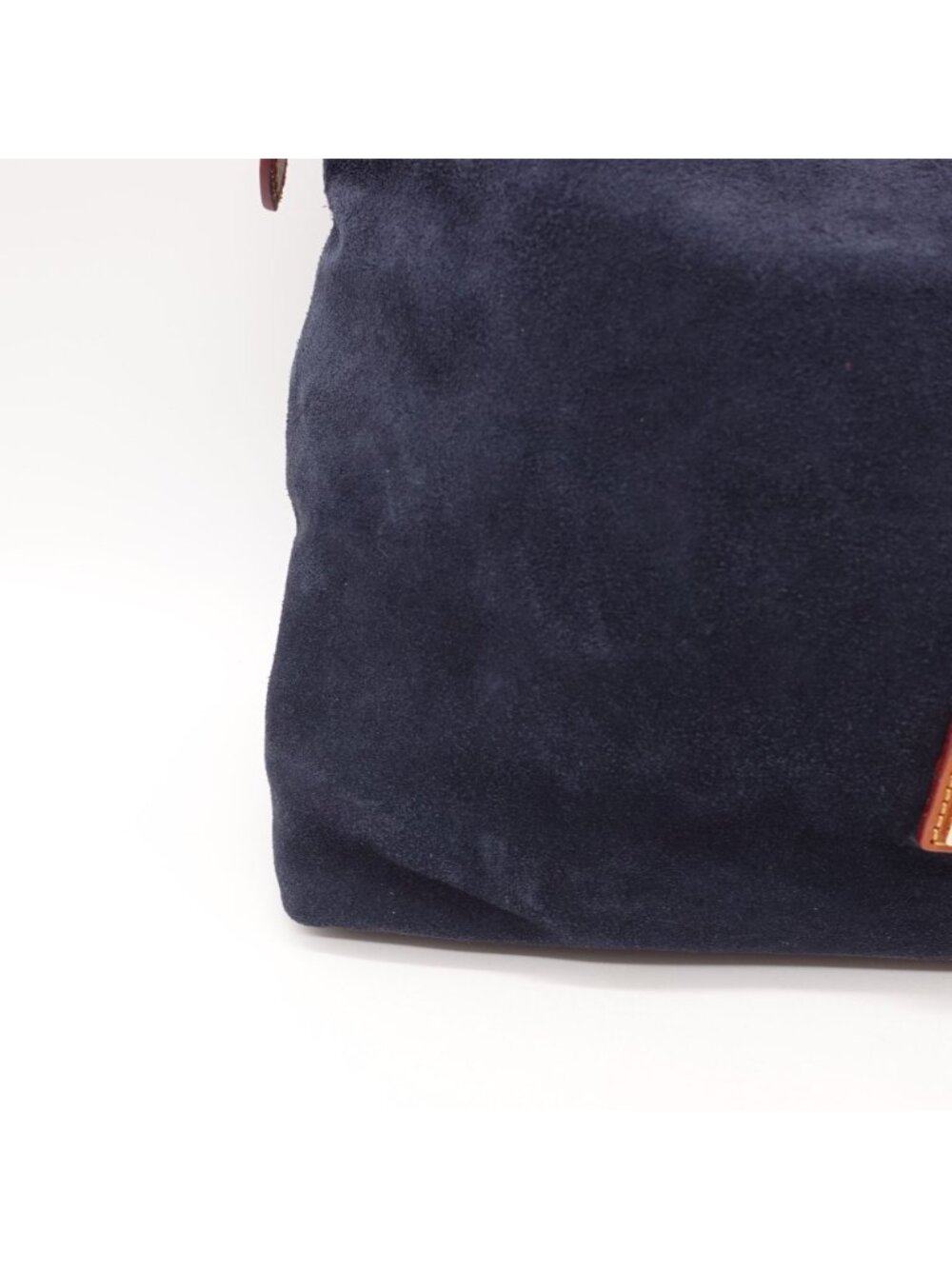 LN Dooney & Bourke Suede Hobo Shoulder Bag Navy Blue SS924 - Picture 4 of 13